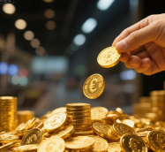 黄金市场供需与汇率波动示意图