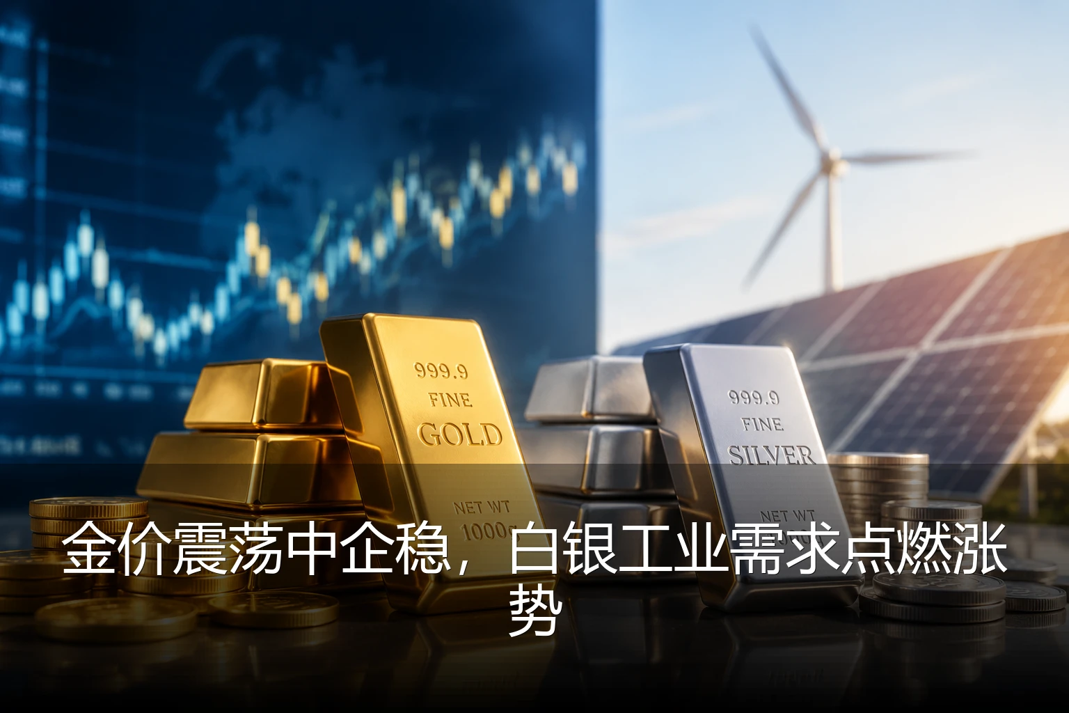 金价震荡中企稳，白银工业需求点燃涨势