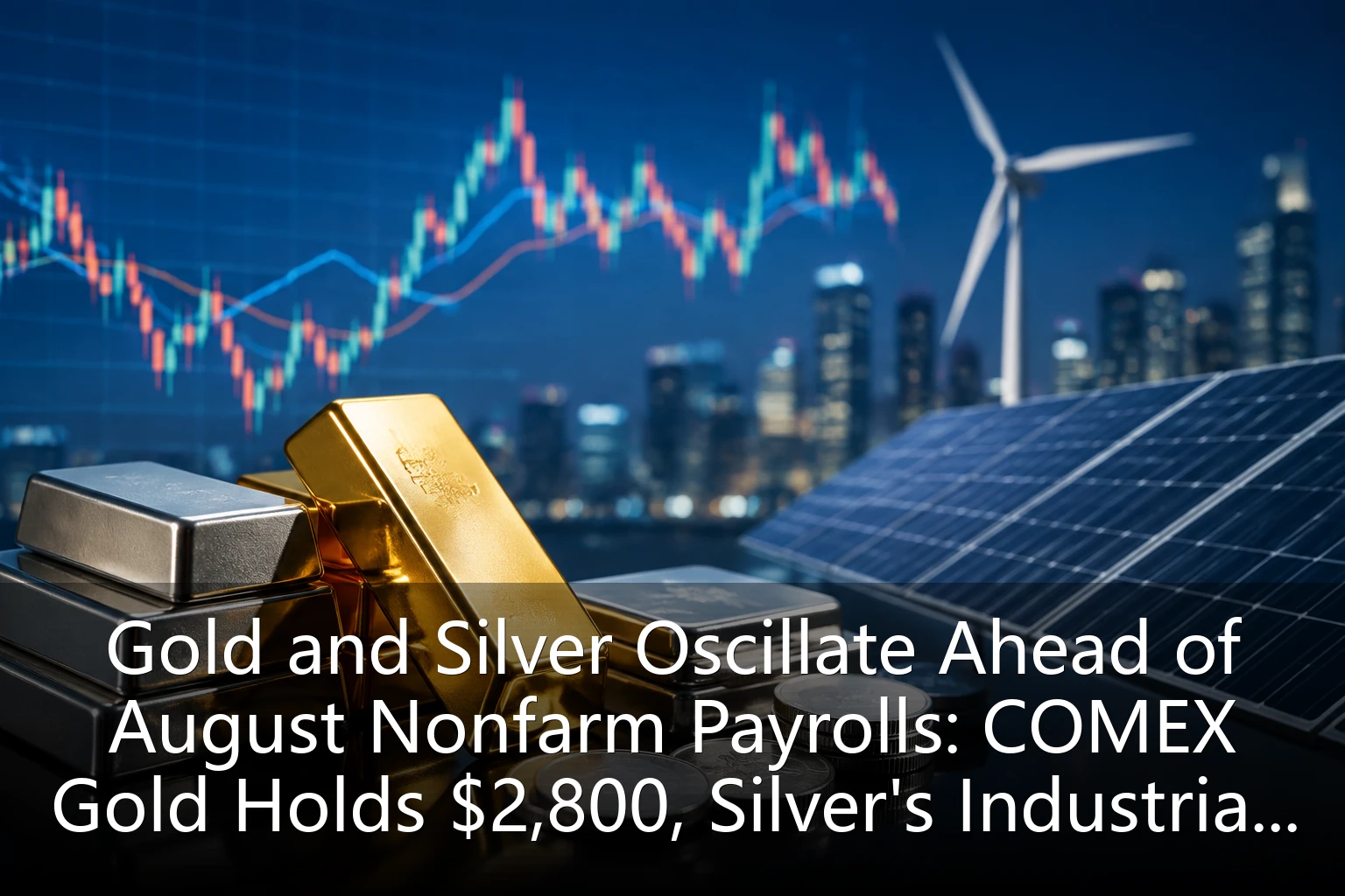 Gold and Silver Oscillate Ahead of August Nonfarm Payrolls: COMEX Gold Holds $2,800, Silver's Industrial Demand Strengthens Resilience
