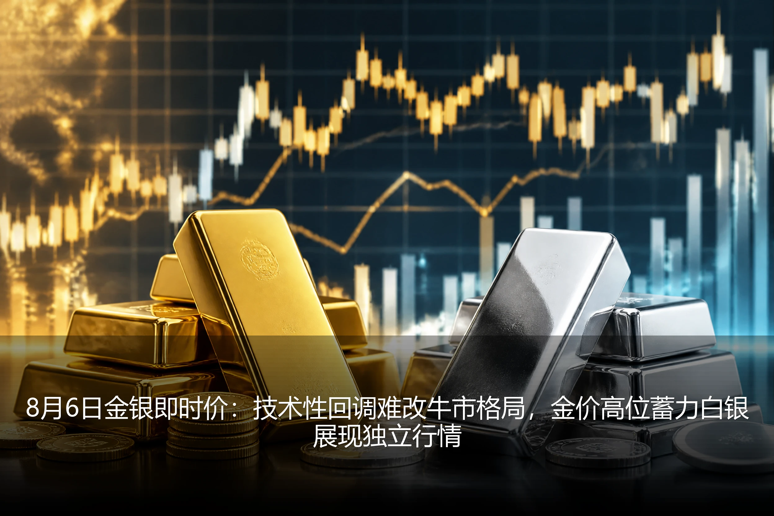 8月6日金银即时价:技术性回调难改牛市格局,金价高位蓄力白银展现独立行情