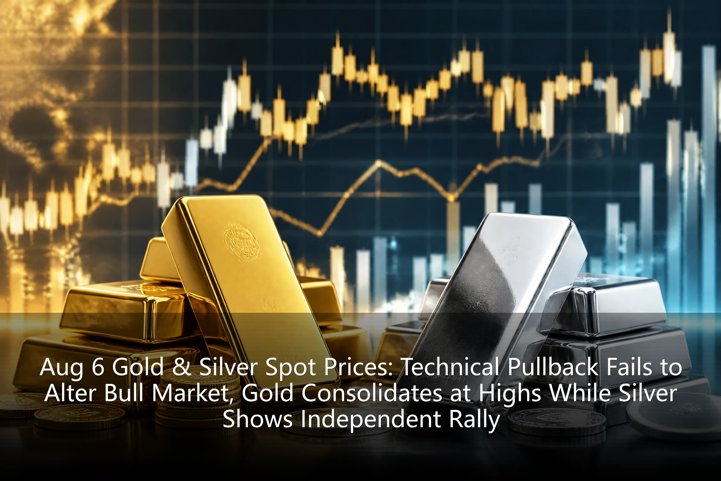 Aug 6 Gold & Silver Spot Prices: Technical Pullback Fails to Alter Bull Market, Gold Consolidates at Highs While Silver Shows Independent Rally