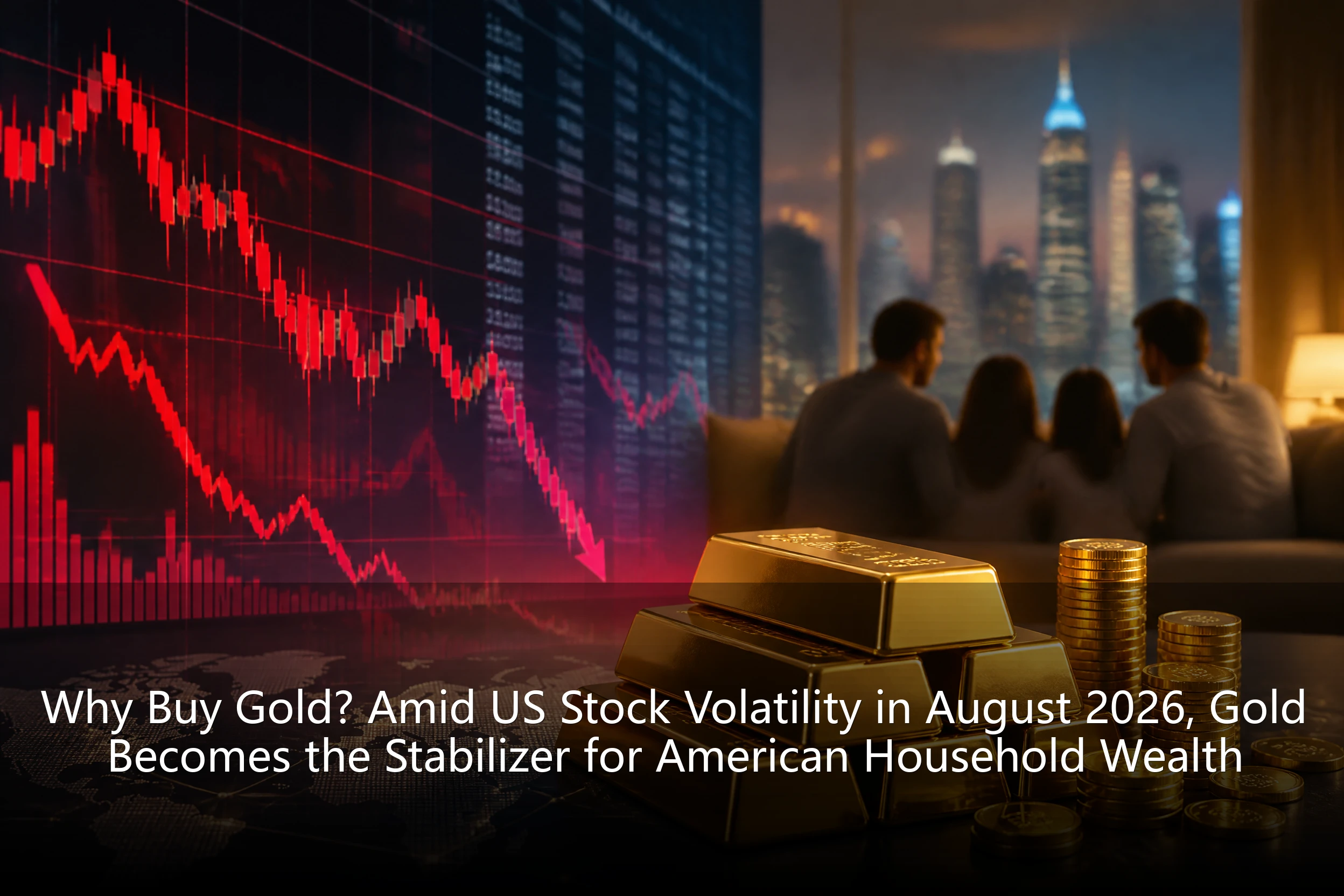 Why Buy Gold? Amid US Stock Volatility in August 2026, Gold Becomes the Stabilizer for American Household Wealth