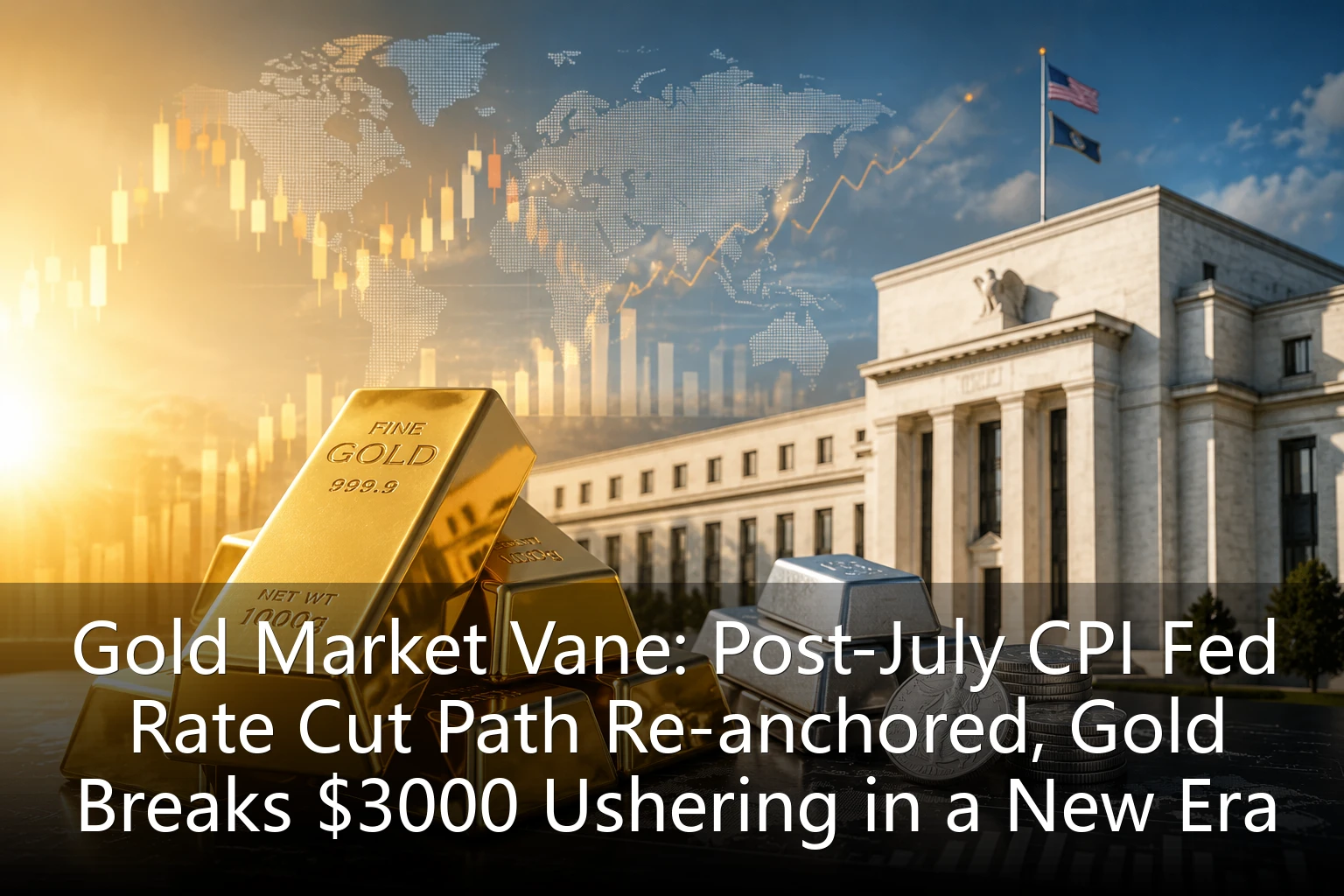 Gold Market Vane: Post-July CPI Fed Rate Cut Path Re-anchored, Gold Breaks $3000 Ushering in a New Era