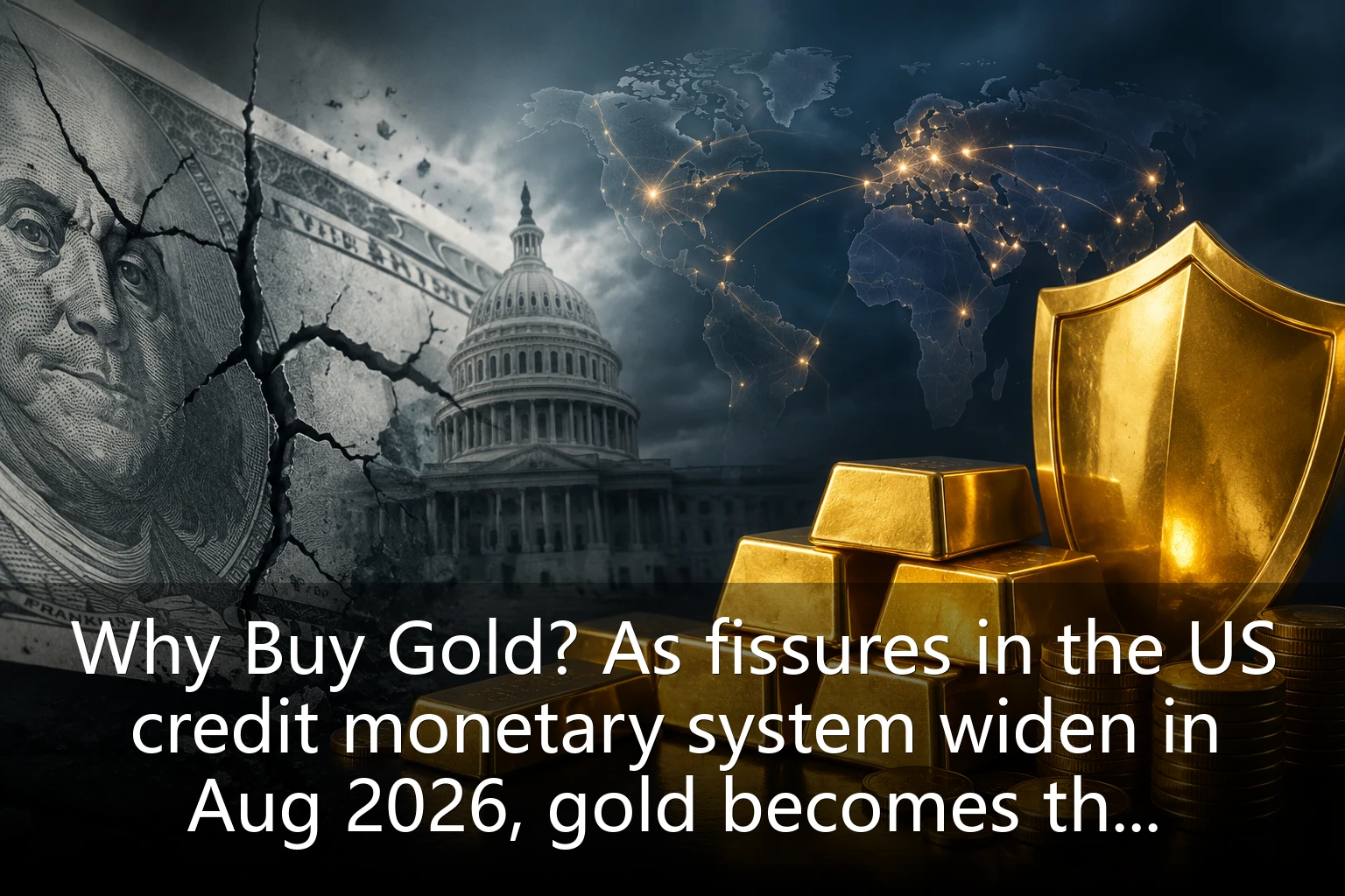 Why Buy Gold? As fissures in the US credit monetary system widen in Aug 2026, gold becomes the strategic cornerstone for hedging systemic risk.