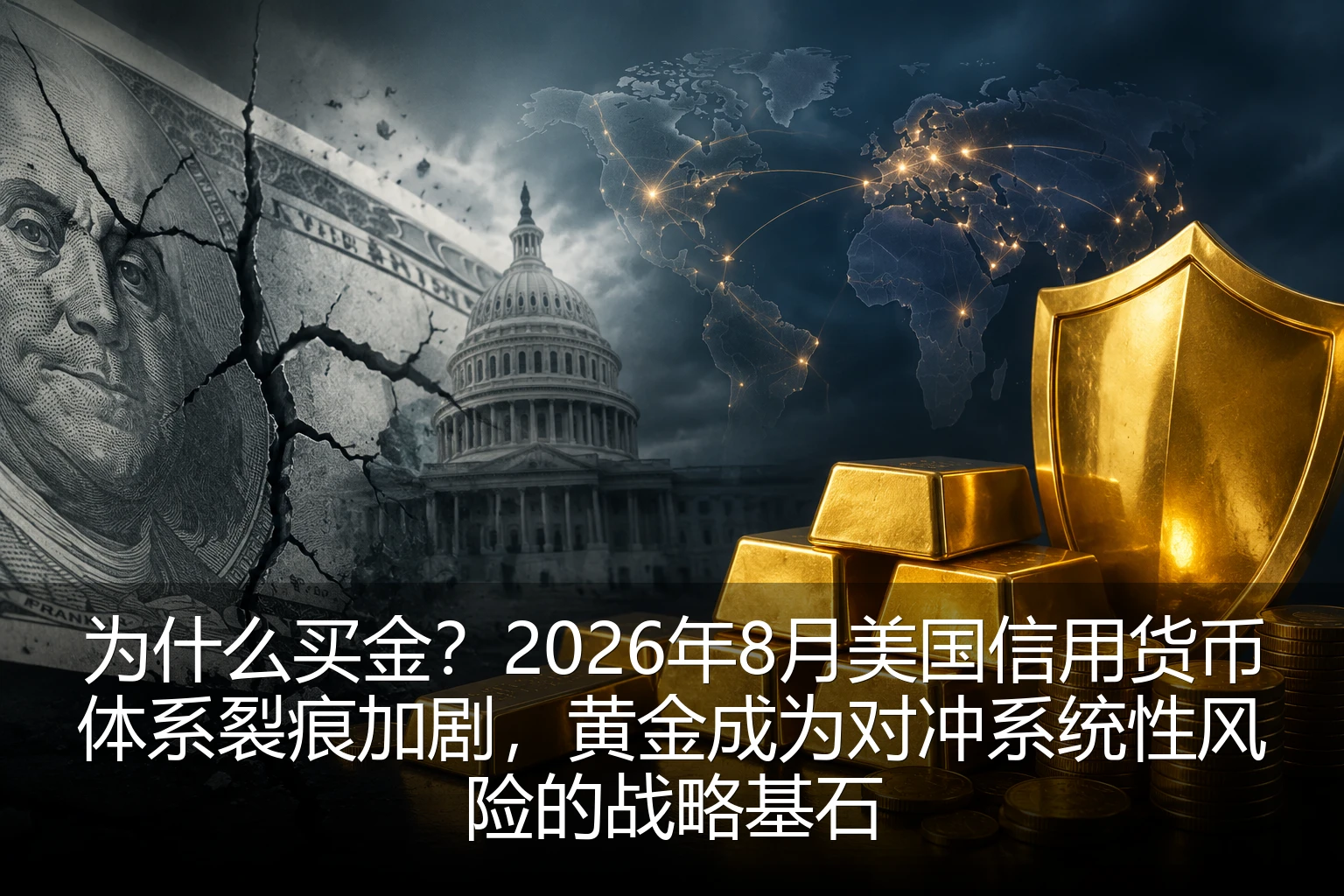 为什么买金？2026年8月美国信用货币体系裂痕加剧，黄金成为对冲系统性风险的战略基石