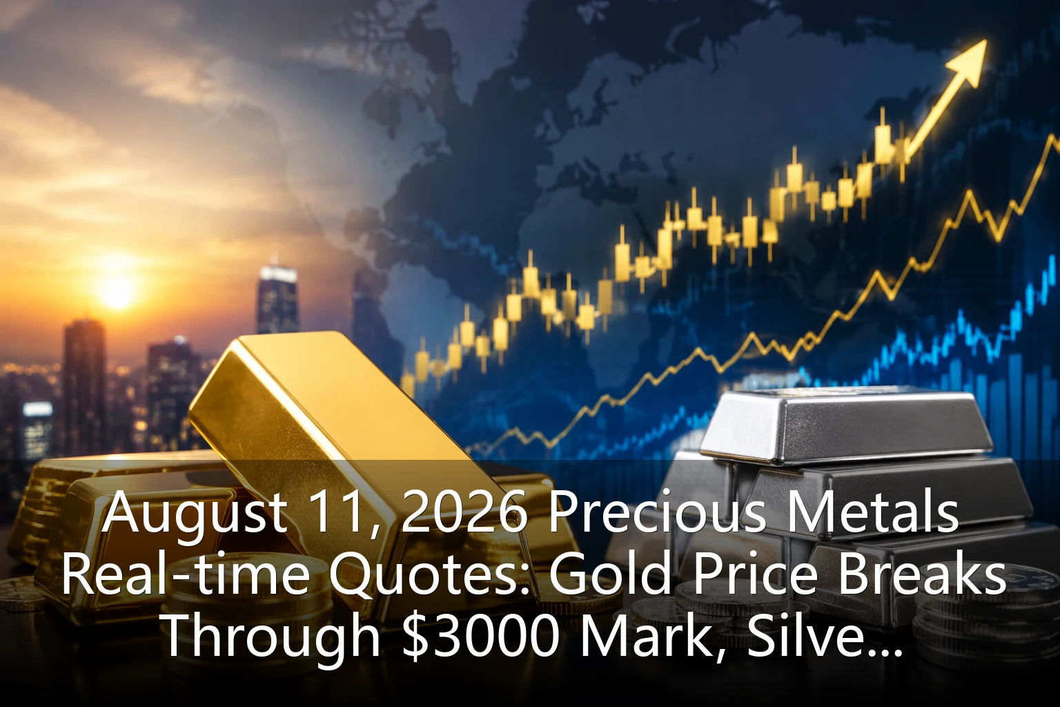 August 11, 2026 Precious Metals Real-time Quotes: Gold Price Breaks Through $3000 Mark, Silver Supported by Industrial Demand