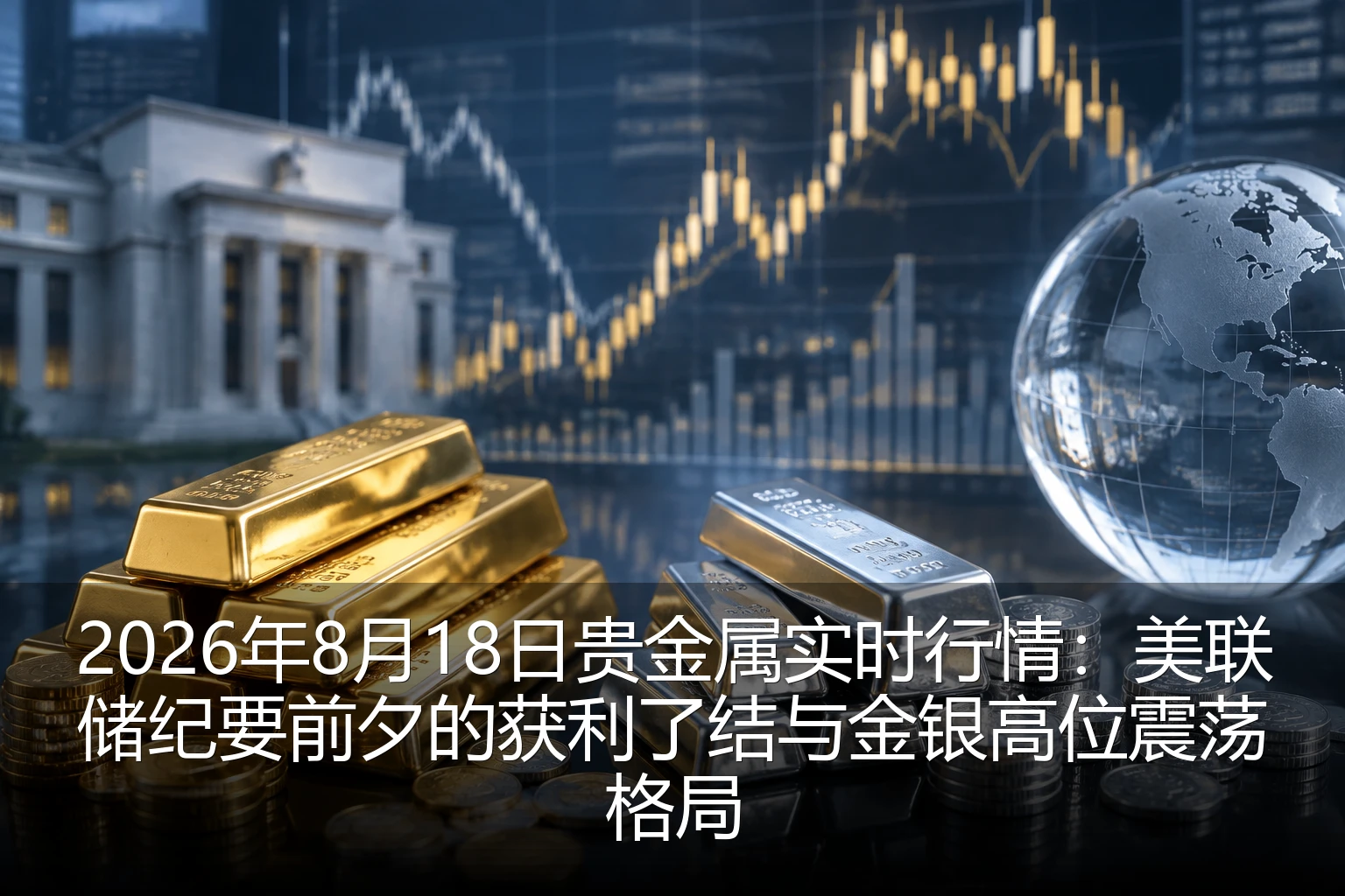 2026年8月18日贵金属实时行情:美联储纪要前夕的获利了结与金银高位震荡格局